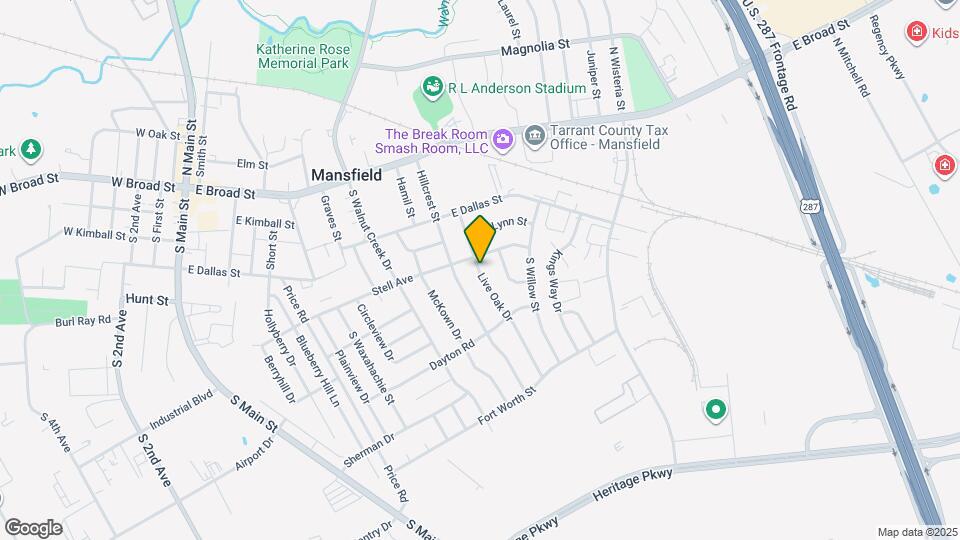 403 Live Oak Dr Map and Location Details