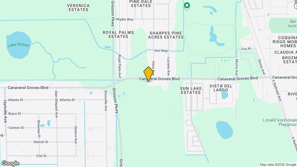 785 Canaveral Groves Blvd Mapa y Detalles de la Ubicación