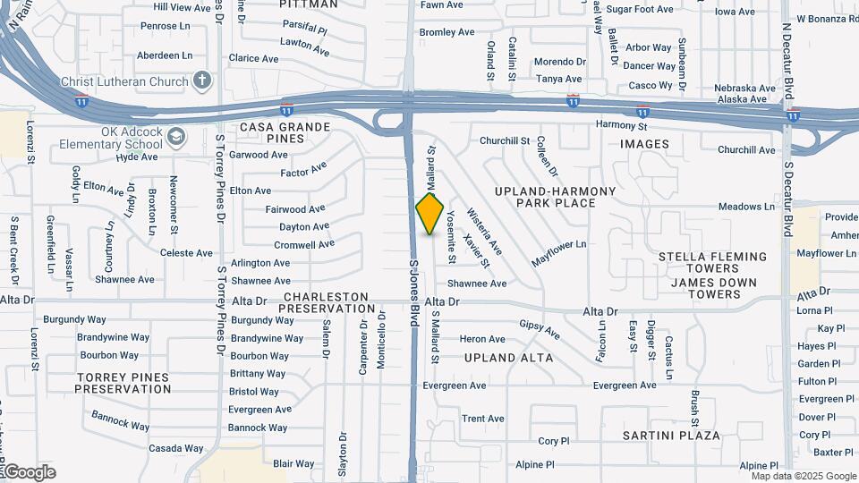 333 S Mallard St Map and Location Details