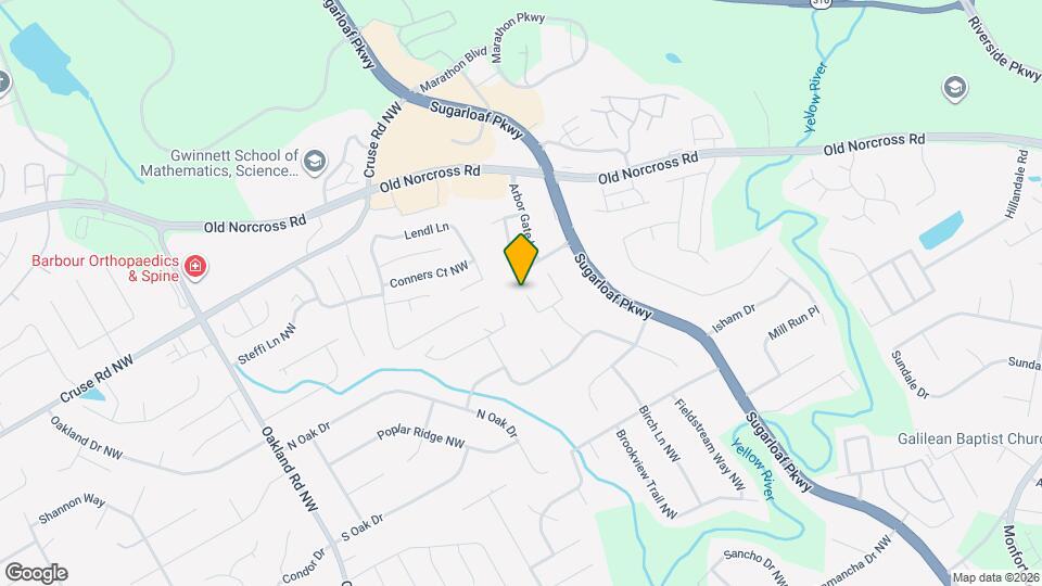 635 Garden Grove Dr NW Map and Location Details