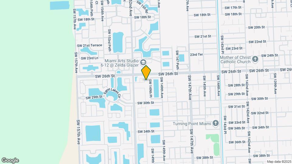 2665 SW 150th Ct Map and Location Details