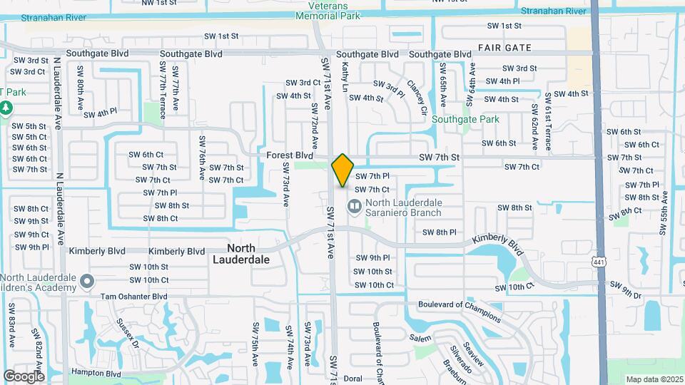 771 SW 70th Way Map and Location Details