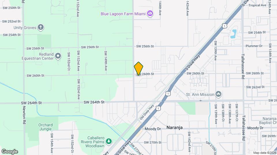 26114 SW 146th Ct Map and Location Details