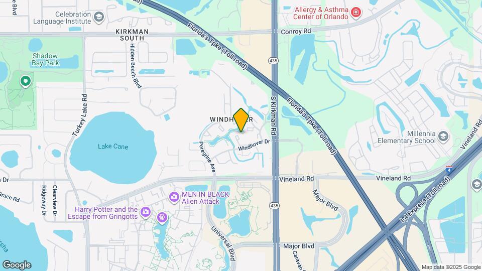 5879 Windhover Dr Map and Location Details