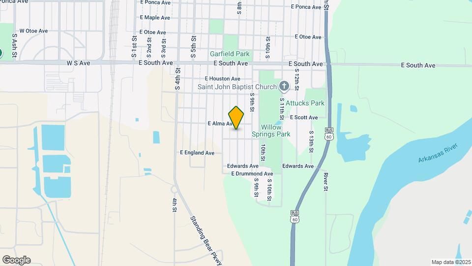 1316 S 8th St Map and Location Details