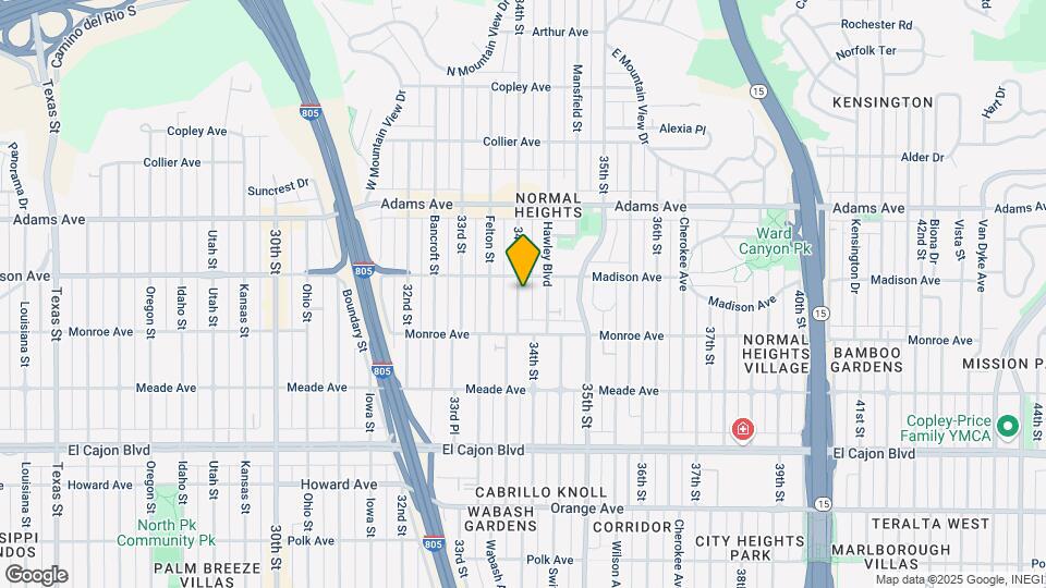 4569-4575 34th St Map and Location Details