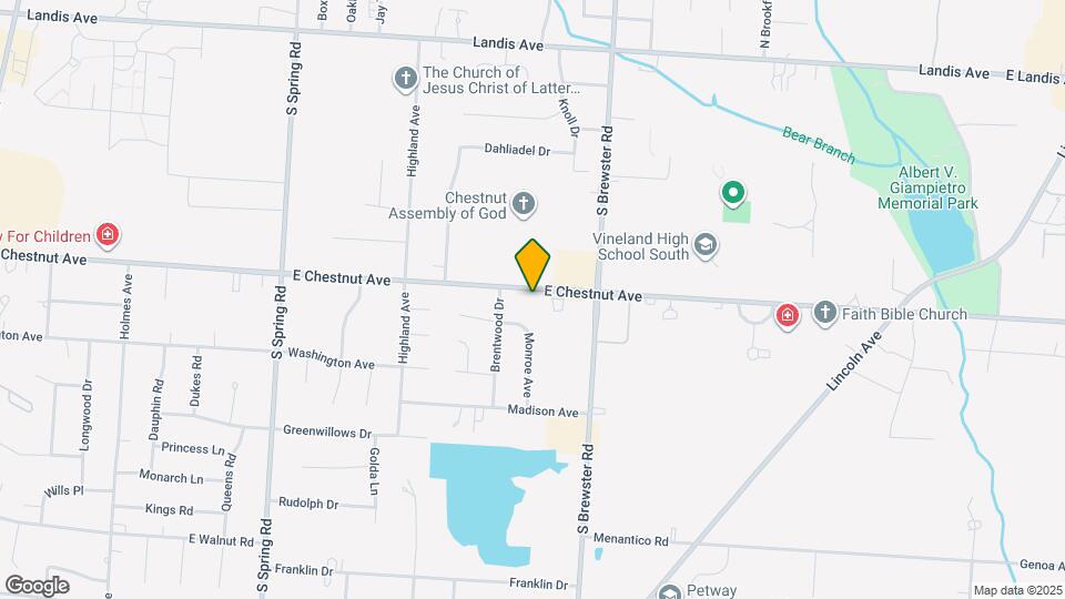 2531 E Chestnut Ave Map and Location Details