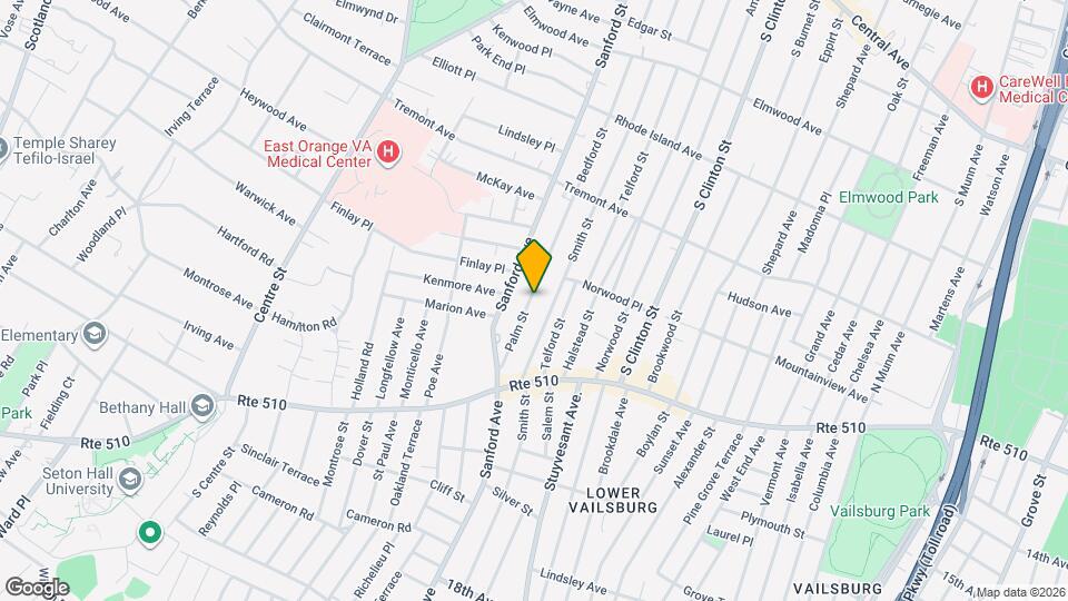 70 Palm St Map and Location Details