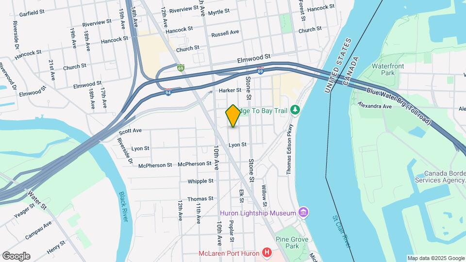 1210 Scott Ave Mapa y Detalles de la Ubicación