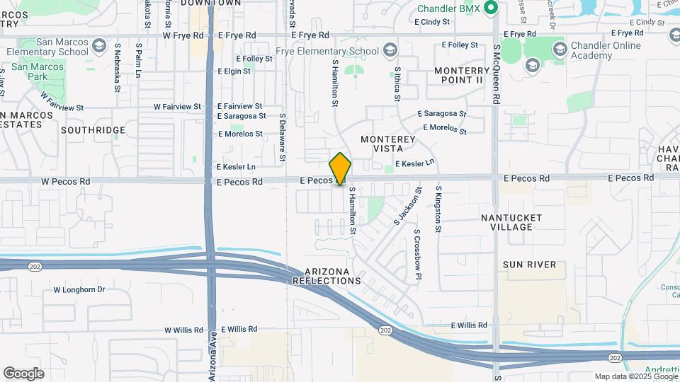 1030 S Maverick St Mapa y Detalles de la Ubicación
