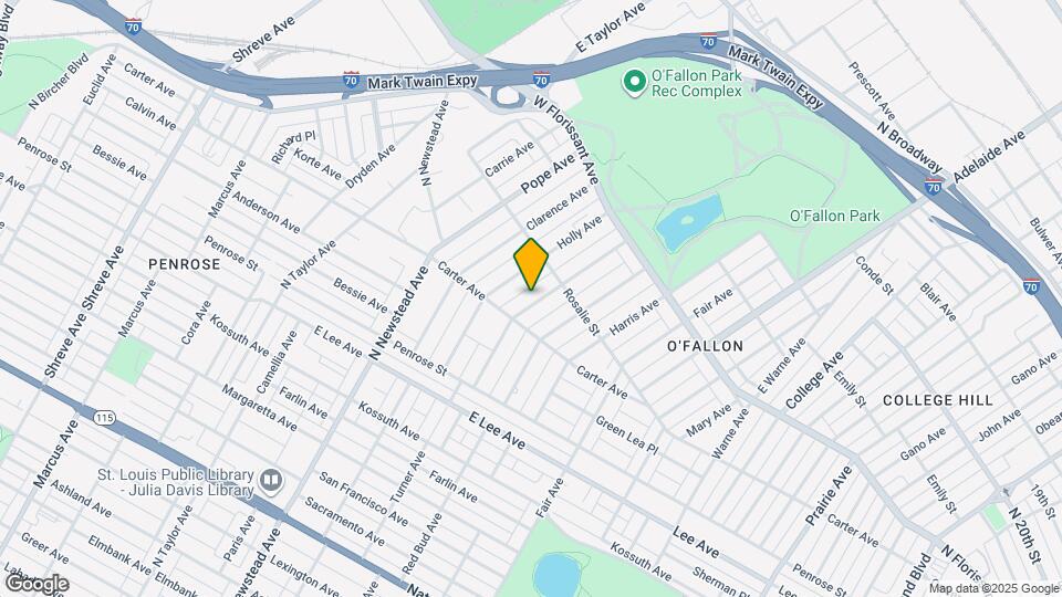 4427 Athlone Ave, Unit 1st Flr Map and Location Details