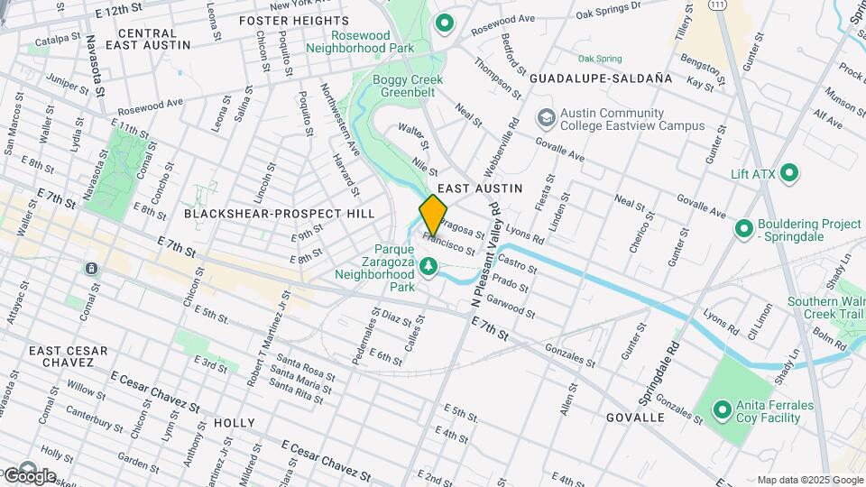 2601 Francisco St Map and Location Details