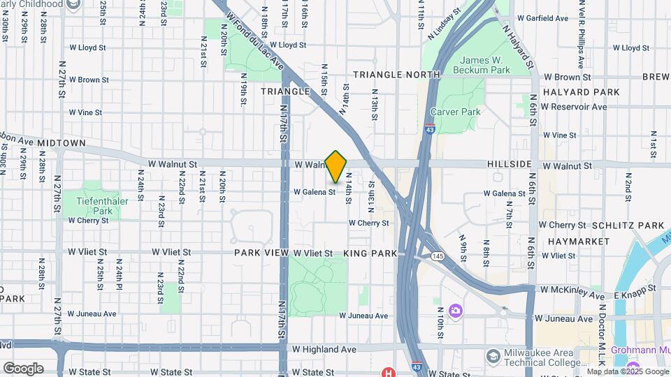 1422-1424 W Galena St Map and Location Details