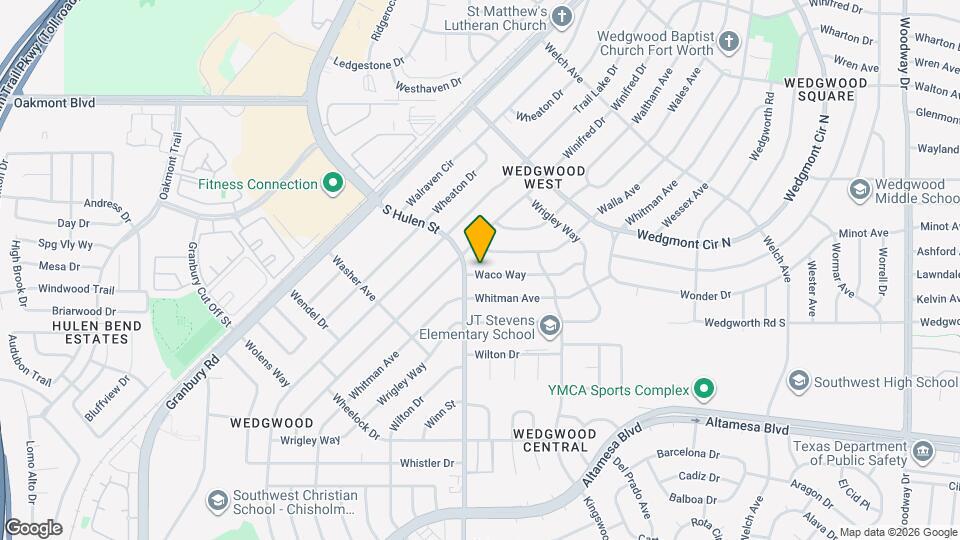 6164 Waco Way Map and Location Details