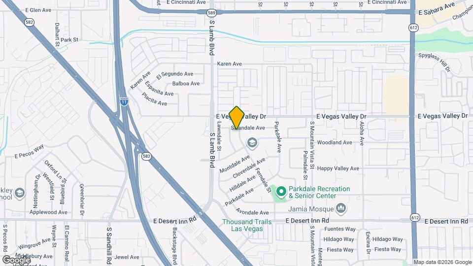 2967 Ferndale St Map and Location Details