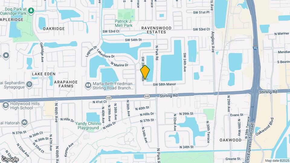 5596 SW 28th Terrace Map and Location Details