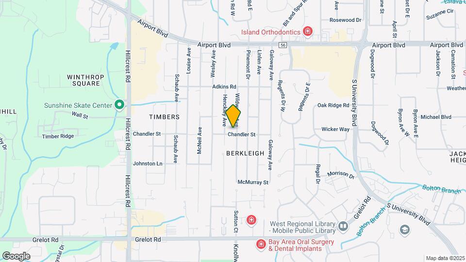 964 Wildwood Ave Map and Location Details
