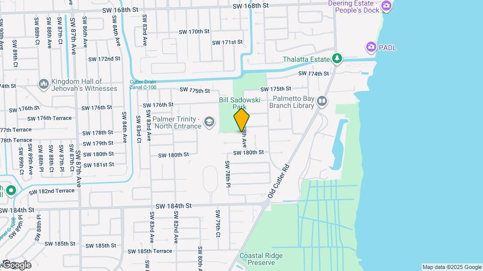 7804 SW 178th Terrace Map and Location Details
