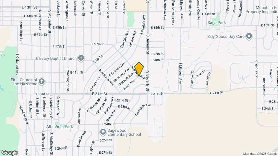 1801 Breck Ave Mapa y Detalles de la Ubicación