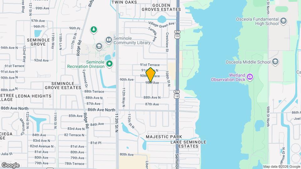 10972 90th Ave Mapa y Detalles de la Ubicación