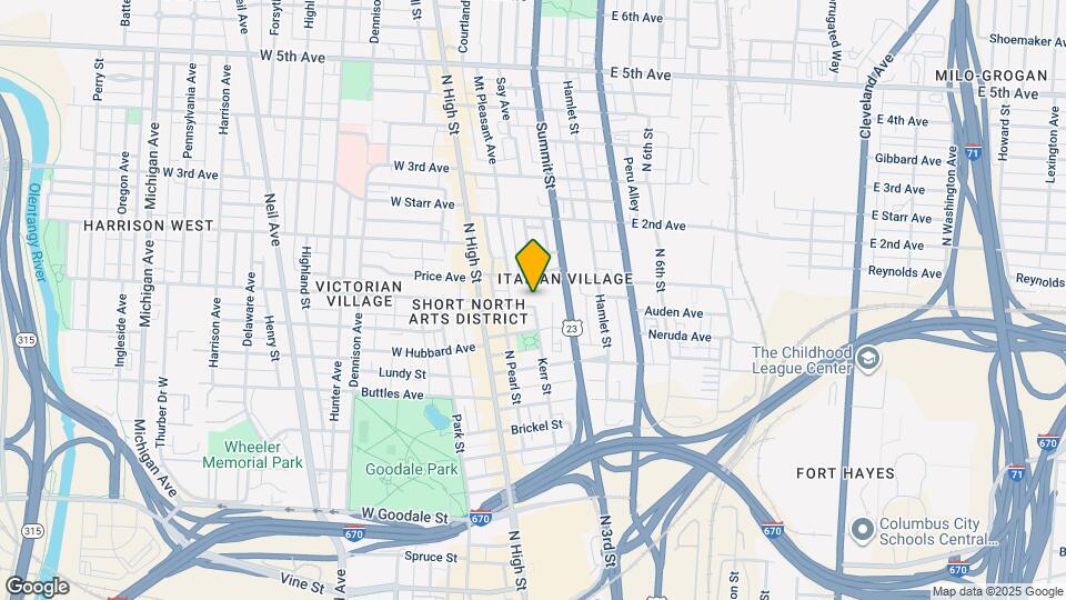 70 E Prescott St Mapa y Detalles de la Ubicación