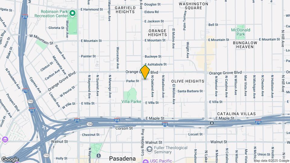 626 Los Robles Ave Map and Location Details