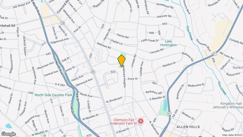 2013 Boulevard Heights Map and Location Details