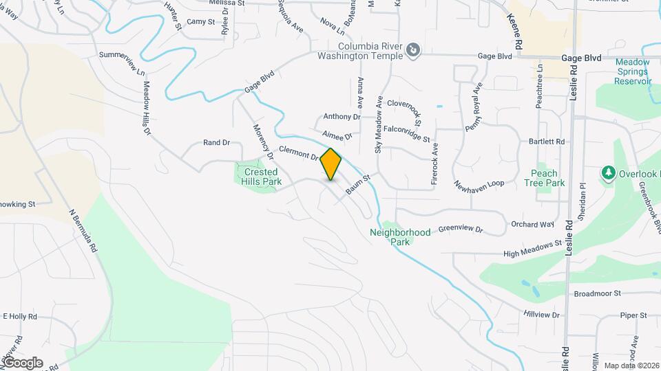 538 Meadow Hills Dr Map and Location Details