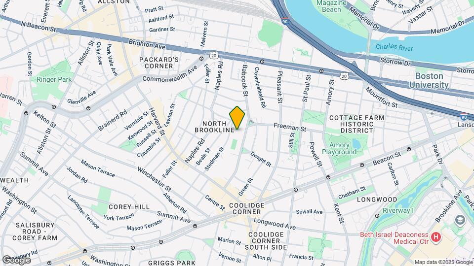 110 Babcock St-Unit -t Mapa y Detalles de la Ubicación