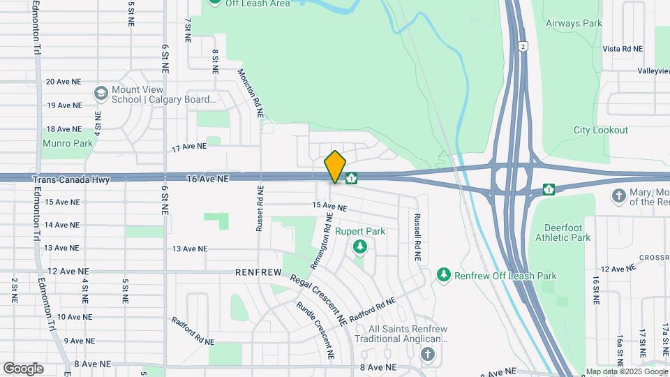 1612 Remington Rd NE Map and Location Details