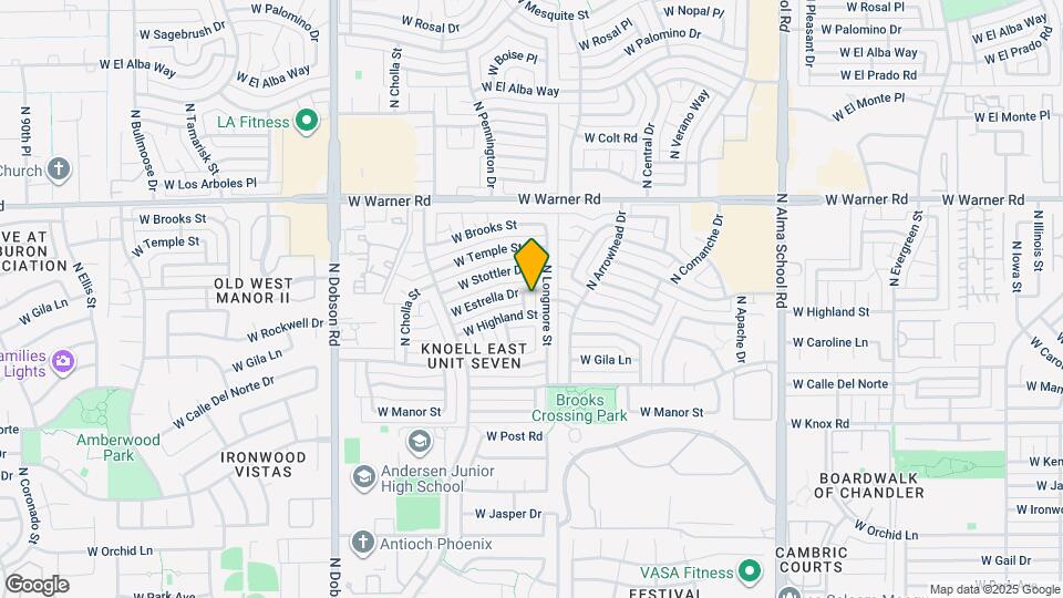 1512 W Estrella Dr Mapa y Detalles de la Ubicación