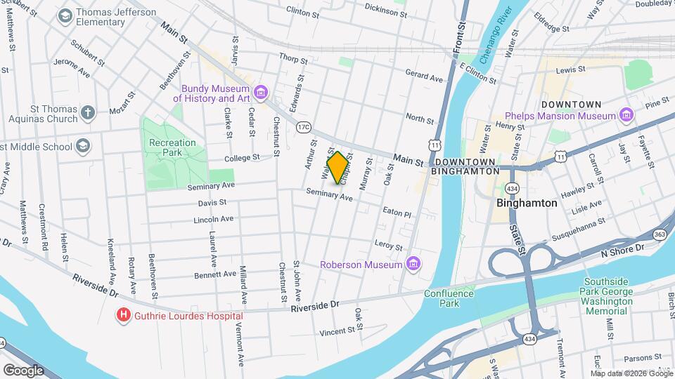 28 Seminary Ave, Unit 1 Map and Location Details