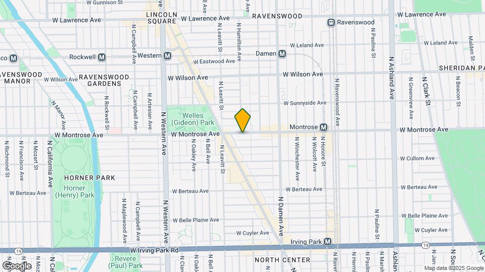 2113 W Montrose Ave Map and Location Details