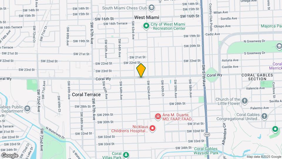 6260 SW 24th St Map and Location Details