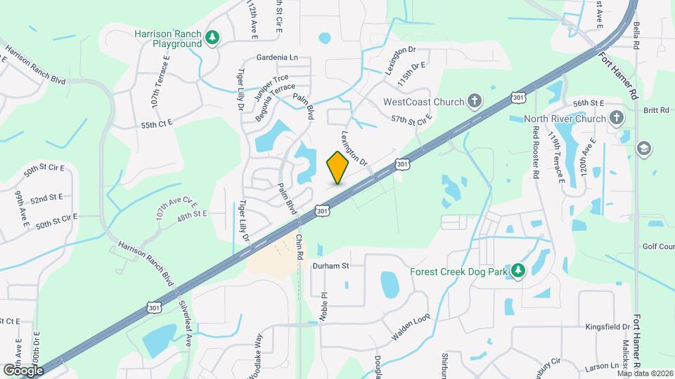 11443 52nd Ct E Map and Location Details