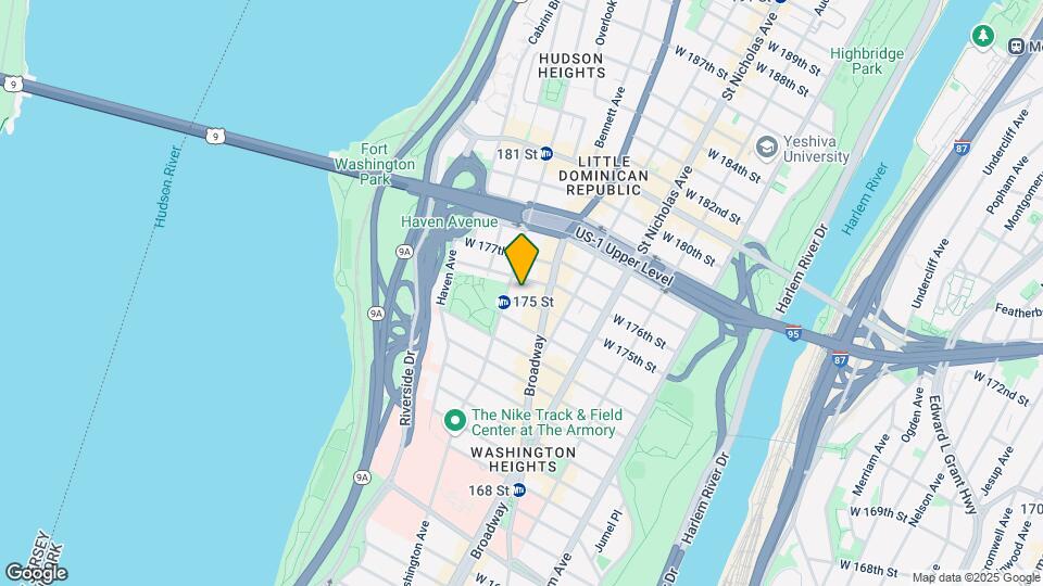 715 W 175th St Map and Location Details