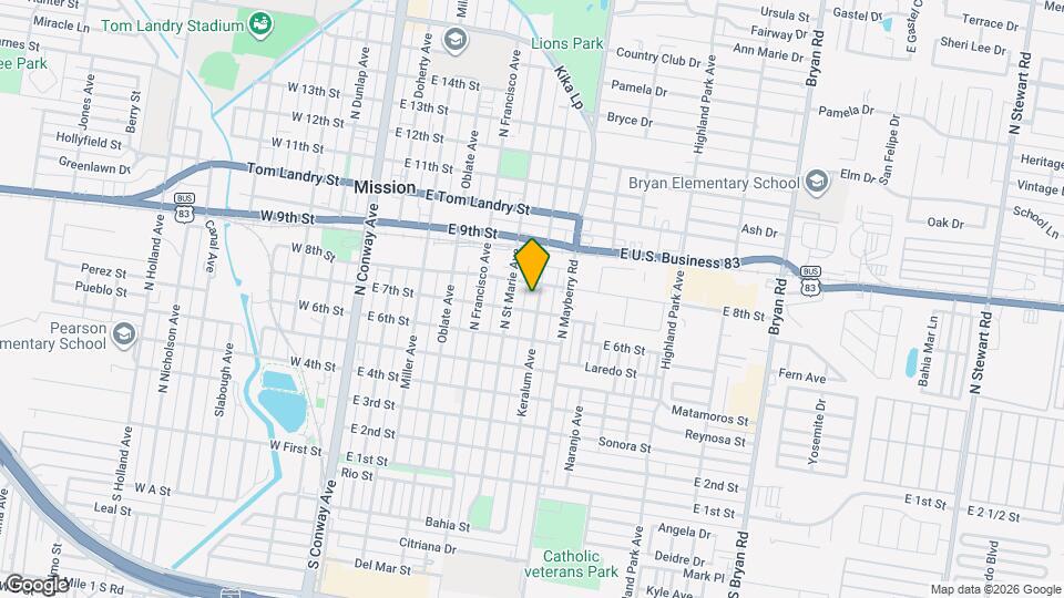 707 N Keralum Ave Mapa y Detalles de la Ubicación