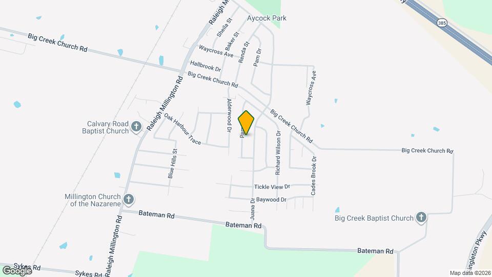 7016 Pam Dr Map and Location Details