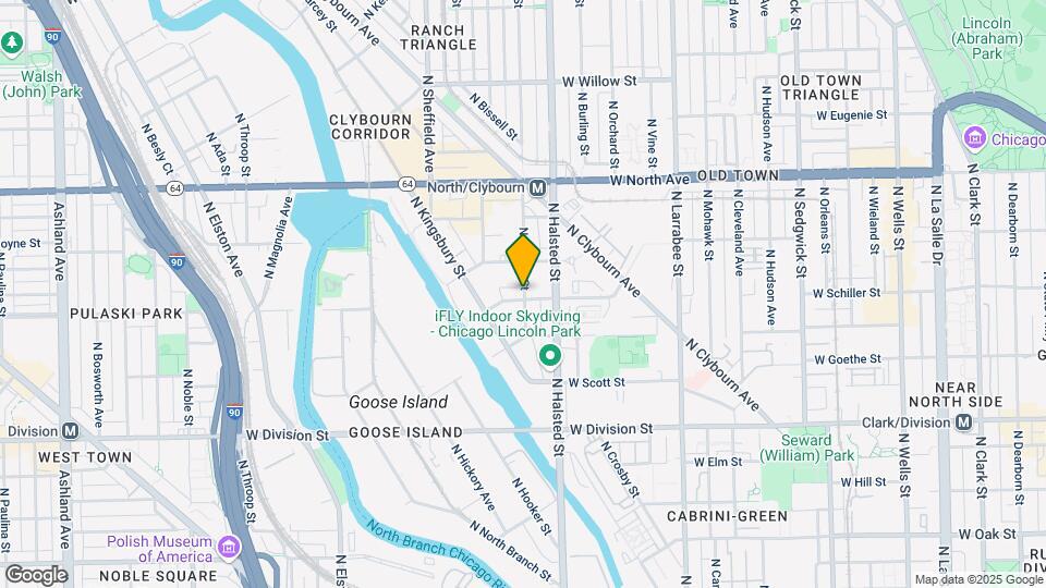 1442 N Dayton St Map and Location Details