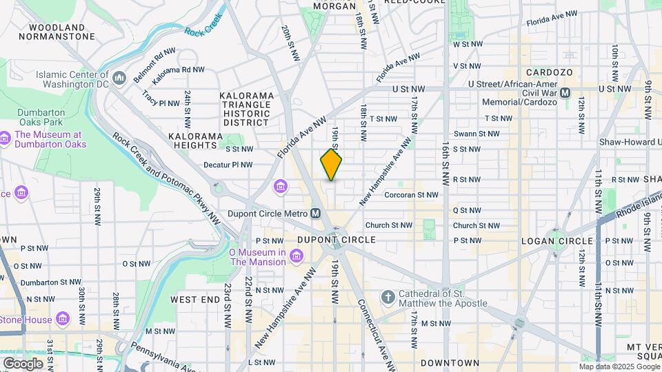 1636 19th St NW Map and Location Details