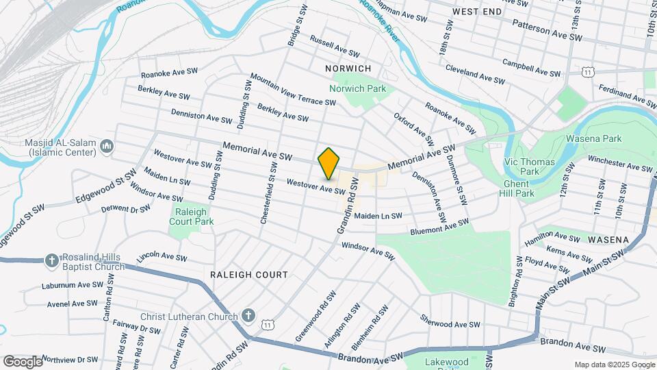 2031 Westover Ave SW Mapa y Detalles de la Ubicación