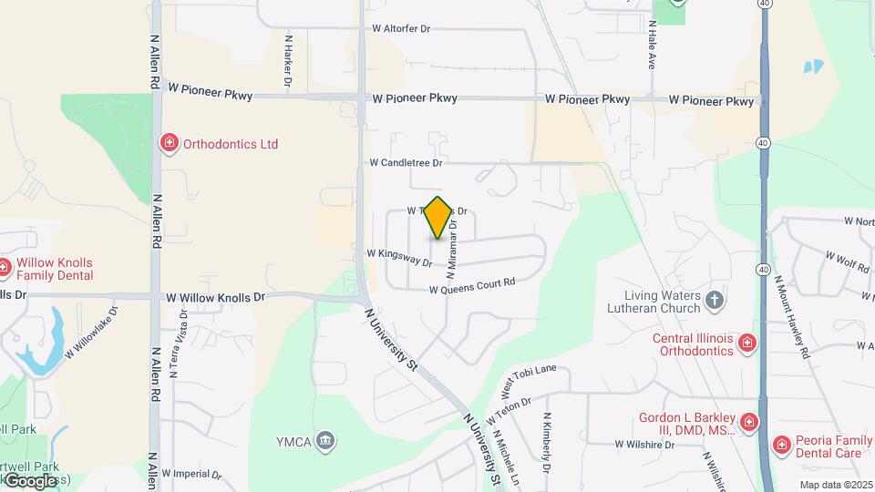 7414 N Parliament Pl Map and Location Details