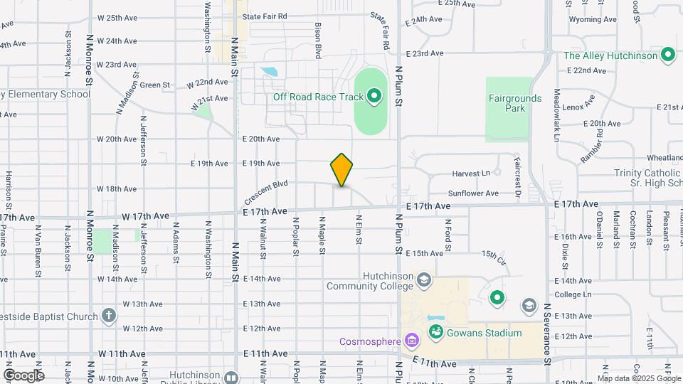 405 Crescent Blvd Map and Location Details