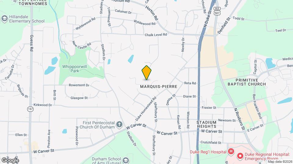 3506 Marquis Dr Map and Location Details