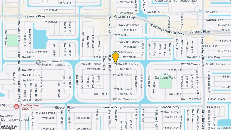 2820 SW 7th Pl Map and Location Details