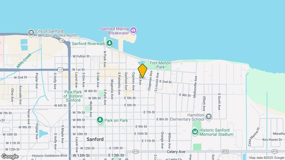 613 E 2nd St Map and Location Details