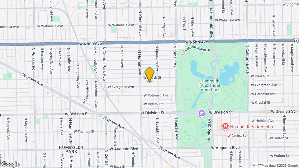 3330 W Evergreen Ave Mapa y Detalles de la Ubicación