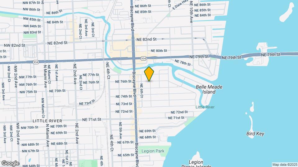 694 NE 76th St Map and Location Details