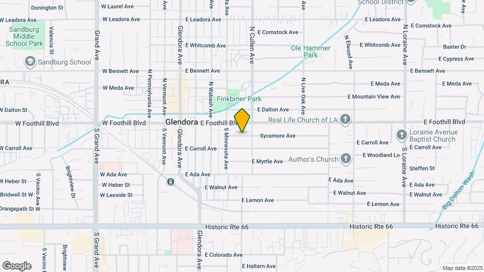 438 Sycamore Ave Map and Location Details