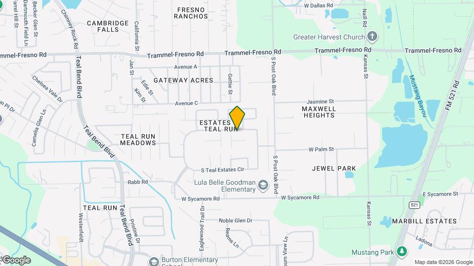 1039 N Teal Estates Cir Map and Location Details